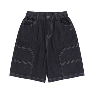 [내셔널지오그래픽키즈]K262UHP940 6부 버뮤다 데님 반바지 INDIGO
