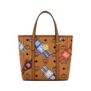엠씨엠 여성 브라운 Toni 캔버스 프린티드 쇼퍼백 MWPGSMT07 CO