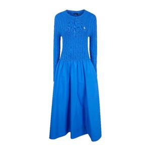 랄프로렌 코튼 포플린 롱 슬리브 원피스 211A96349 002