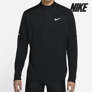 [나이키]나이키 반집업 러닝티/ DD4757-010/ 남성 드라이핏 엘리