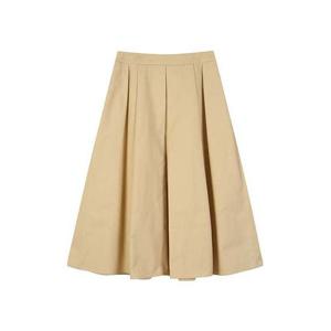 플라스틱아일랜드  (PS1WS262) 턱 플레어 스커트