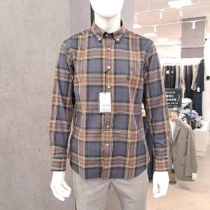 트레몰로 HC09 캐주얼 인디고 체크 남방 NL4F9251