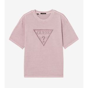 [게스]남성 피그먼트 삼각프린트 반팔티셔츠(MQ2K9420)