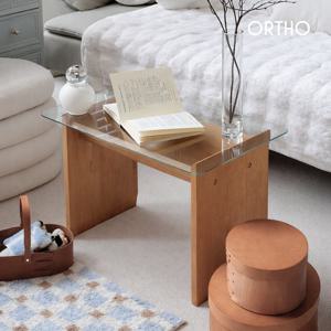 올쏘 우디 매거진랙 원목 협탁 강화유리 소파 좌식 거실테이블
