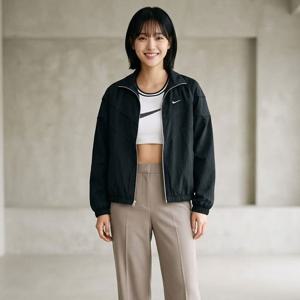 나이키 데일리 윈드러너 여성 루즈 UV 우븐 풀집 재킷 FV6305-010