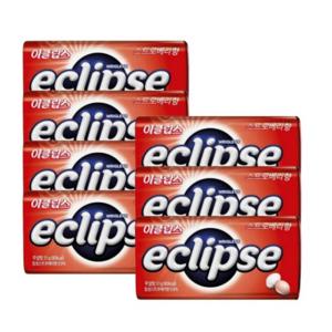 이클립스 스트로베리 34g x 7개 금연사탕 복숭아향 입냄세제거 무설탕 캔디