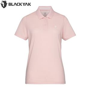 블랙야크 여성 여름 아웃도어 등산 냉감 반팔티셔츠 아이스넥 카라 반팔티 1BYKTMV503AP