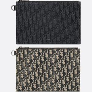 디올 클러치 파우치 남성용 A5 pouch BLACK(리뉴얼) 2ESCA490YSE_H03E