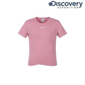 [디스커버리] 여성 셔링 반팔티셔츠 DWRS9T063-PKD