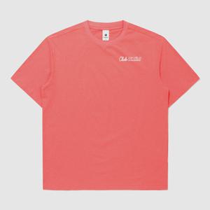 [르꼬끄] 남녀공용 르프레쉬 백그래픽 루즈핏 반팔티 QR223LRS42 CORAL