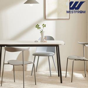 [웨스트프롬] 모던 콤마) LPM 1,000 식탁, 테이블 (분채도금 Leg) / 라운드