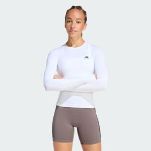 [아디다스]프라임리프트 에센셜 워크아웃 컨투어 롱 슬리브 탑 KD2211