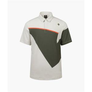 데상트 GOLF 남성 프린트 패턴 반팔 티셔츠 (DP22MFTS4A) DP22MFTS4A_LBGG 360826