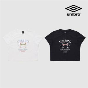 엄브로 [25년 SS] 레이트 체크아웃 프레쉬 우먼스 그래픽 반팔 티셔츠 UQ222CRS47 373063