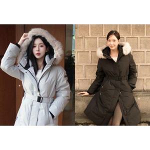 내셔널지오그래픽 N254WDW320 여성 아틀라스 윈드스토퍼 BY GORE-TEX LABS 롱기장 구스다운 점퍼 395022