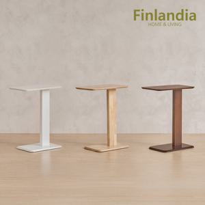 핀란디아 엘라인 원목 스퀘어 사이드테이블 협탁
