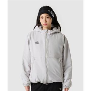엄브로 UMBRO 베이직 후드형 패딩 자켓 라이트 그레이 UQ421SPJO1 UQ421SPJO1_FGR0 372640