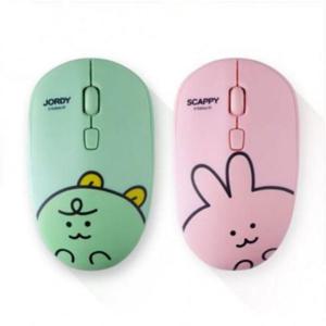 노트북마우스 저소음 무선마우스 니니즈 스카피 귀여운 얼굴형