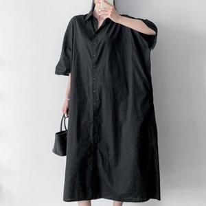 [강물처럼]아이우먼 탐나가오리박시원피스 GLU783M506 빅사이즈