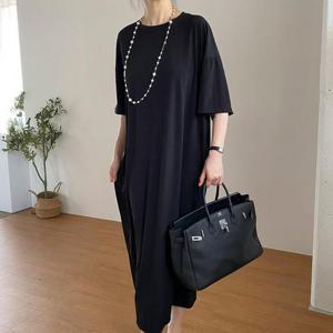 [강물처럼]아이우먼 편안한텐션무지원피스 BAU775M506 빅사이즈