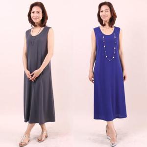 [강물처럼]빅사이즈민소매원피스 5295L506 썬쿨나시원피스 WW (3