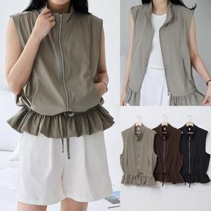 [강물처럼]위쉬몰 BN 푸링허리조임셔링베스트(U642H506) 빅사이