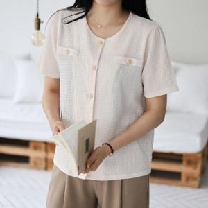 [강물처럼]아이우먼 줄리심플퍼프소매자켓 BNU637M506 빅사이즈