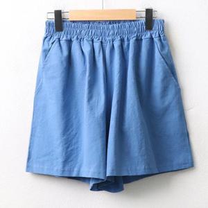 [강물처럼]아이우먼 베이직마밴딩반바지 ZYA157M506 빅사이즈 (3