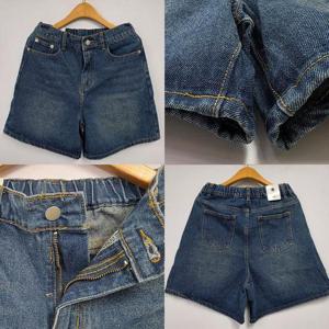 [강물처럼]빅사이즈청바지 U618L506 아이돌A라인데님반바지 DO (