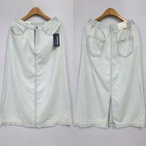 [강물처럼]빅사이즈청치마 U619L506 뉴월드화이트데님스커트 DO