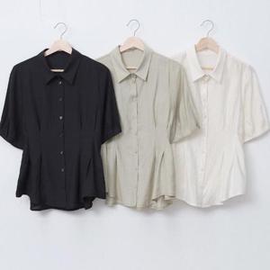 [강물처럼]빅사이즈셔링블라우스 U624L506 소설플레어카라블라우