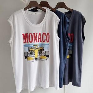 [강물처럼]빅사이즈빈티지나염 U615L505 클래식카캡소매박시나시