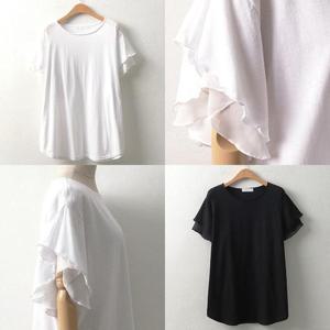 [강물처럼]위쉬몰 ZY 샤라랑날개소매반팔(5845H506) 빅사이즈 (3