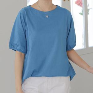 [강물처럼]아이우먼 푸켓세미보트넥티셔츠 WBU556M505 빅사이즈