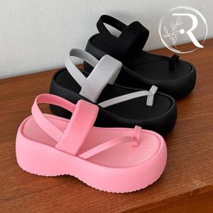 [디자이어로즈][디자이어로즈] 발편한 여성 쿠셔닝 통굽샌들 7cm