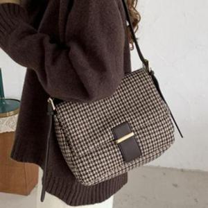 체크크로스백 하운드체크 크로스백 DS-LKB111C