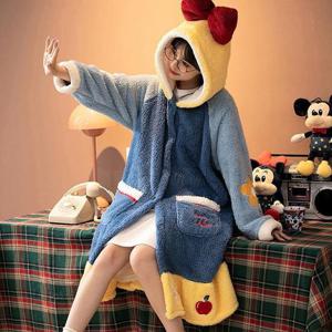 [강물처럼]빅사이즈캐릭터가디건 R225L409 극세사배색가디건원피