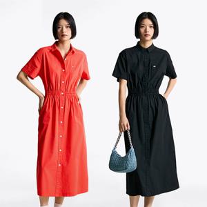 [공식][타미진스] 맥시 포플린 셔츠 드레스 2종 택1 (T32F1WOP30TWT2)