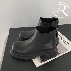 [디자이어로즈][디자이어로즈] 소가죽 어글리 첼시부츠 6cm (409