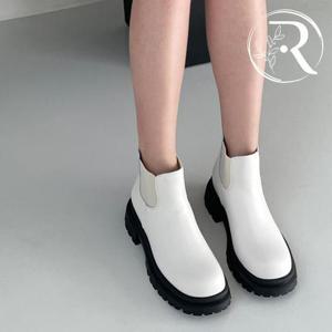 [디자이어로즈][디자이어로즈] 어글리 통굽 첼시부츠 6cm 미들굽