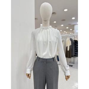 [리스트][LIST] 셔링 넥 포인트 블라우스 TWWBLQ50050