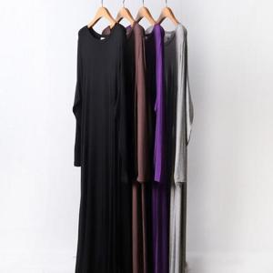 [강물처럼]빅사이즈롱원피스 F349L409 스판소프트알롱원피스 RA