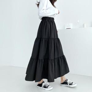 [강물처럼]빅사이즈플레어스커트 R199L408 큐트무드캉캉롱스커트