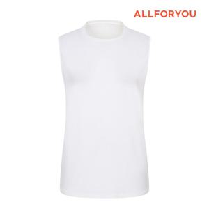 [올포유][올포유]여성 민소매 라운드 티셔츠 ALQTM4141-100