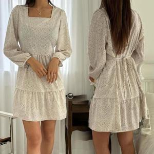 [강물처럼]위쉬몰 YP 미니꽃스퀘어원피스(S582H408) 빅사이즈 (1