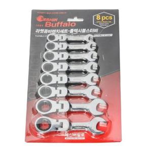 50534 플렉시블스터비 라쳇콤비렌치세트 8PCS 복스 작업 렌치