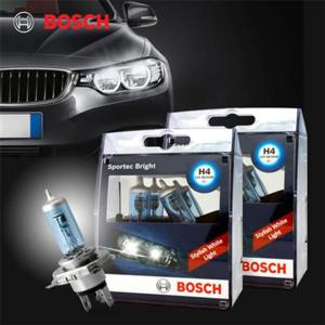 차량용품 보쉬 스포텍 전구 / 차량 전조등 라이트 조명 시야 H4