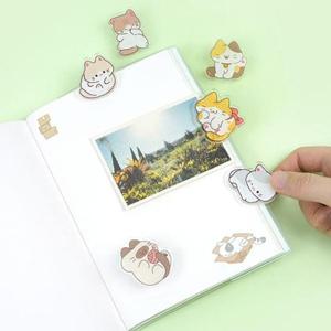 귀여운지우개 핑크풋 냥냥 랜덤 아크릴 집게 (1박스 30개입)