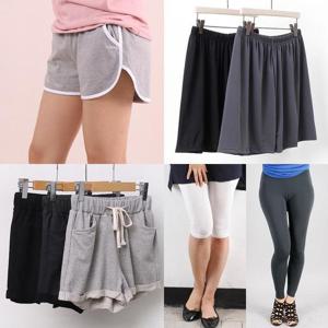 [강물처럼]빅사이즈반바지 운동용반바지 여성반바지5부 트레이닝