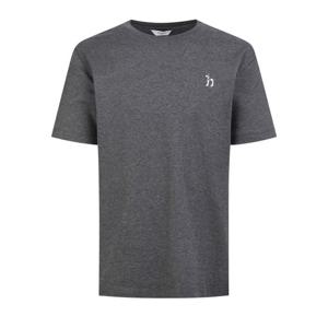 [헤지스]헤지스 차콜그레이 멜란지 면 반팔티셔츠 WHTS5B901CG